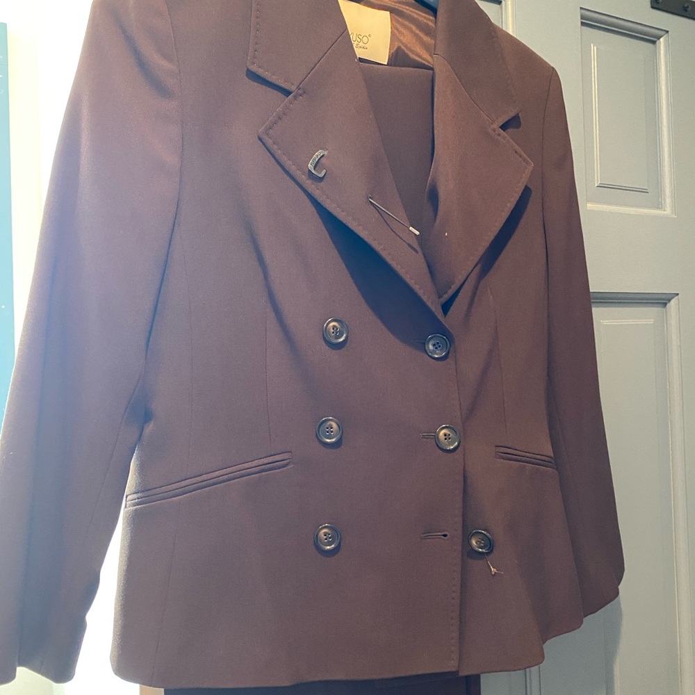 Kyuso double breasted wide leg pants suit